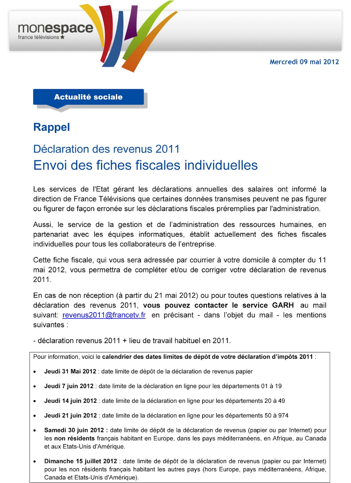 contacter service impot france